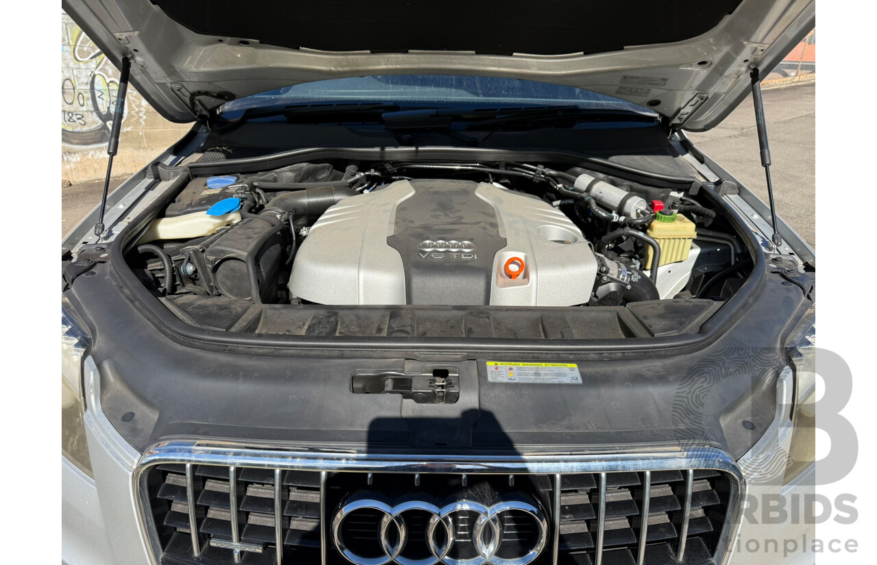 06/2012 Audi Q7 3.0 TDI QUATTRO AWD MY12 4D Wagon Ice Silver Metallic Turbo Diesel 3.0L