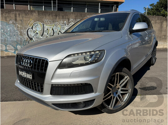 06/2012 Audi Q7 3.0 TDI QUATTRO AWD MY12 4D Wagon Ice Silver Metallic Turbo Diesel 3.0L