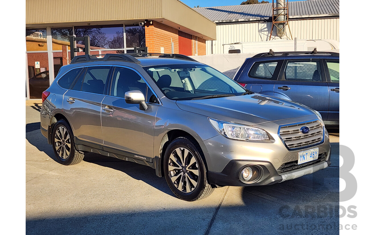 09/2016 Subaru Outback 2.5i MY16 4d Wagon Silver 2.5L