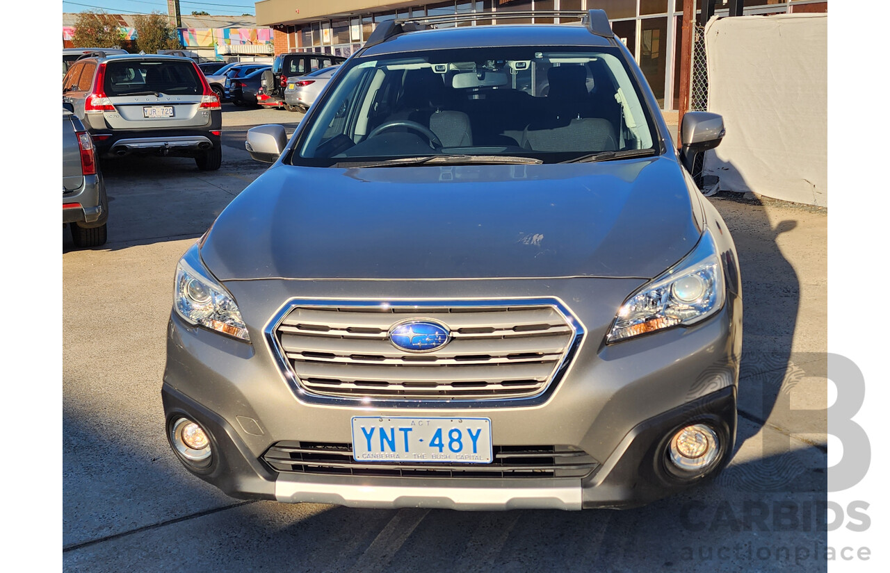 09/2016 Subaru Outback 2.5i MY16 4d Wagon Silver 2.5L