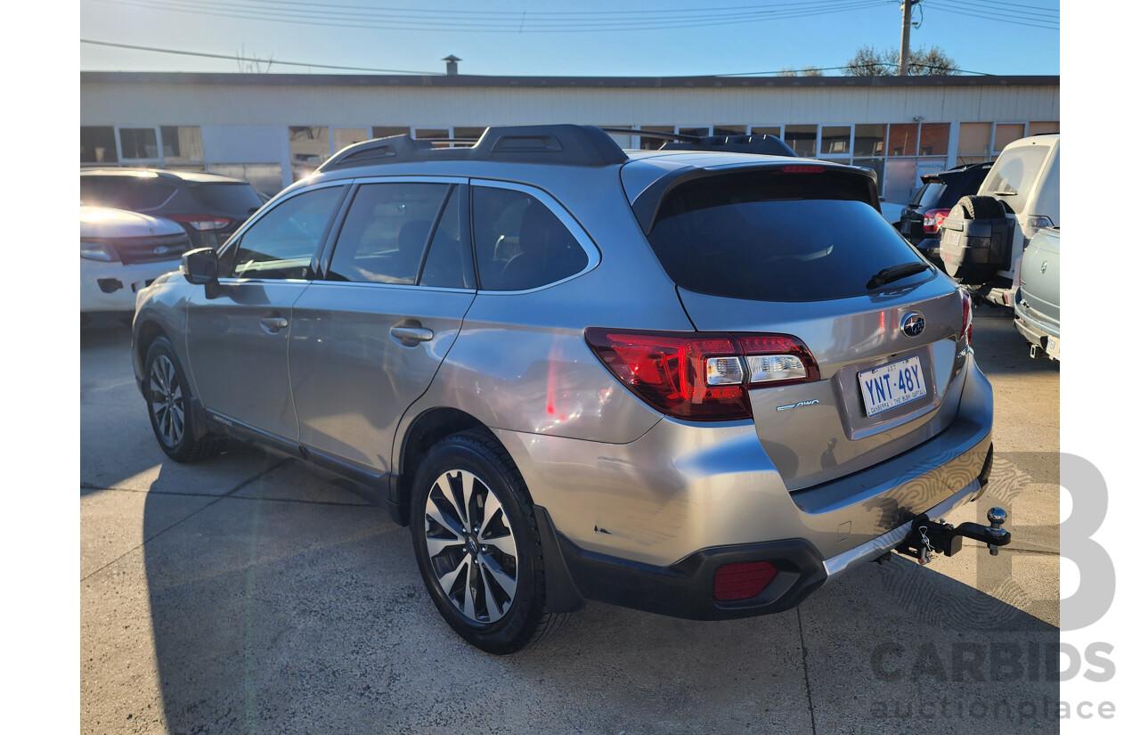 09/2016 Subaru Outback 2.5i MY16 4d Wagon Silver 2.5L