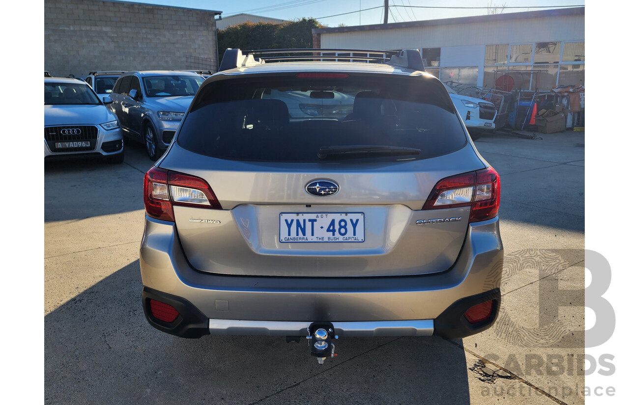 09/2016 Subaru Outback 2.5i MY16 4d Wagon Silver 2.5L