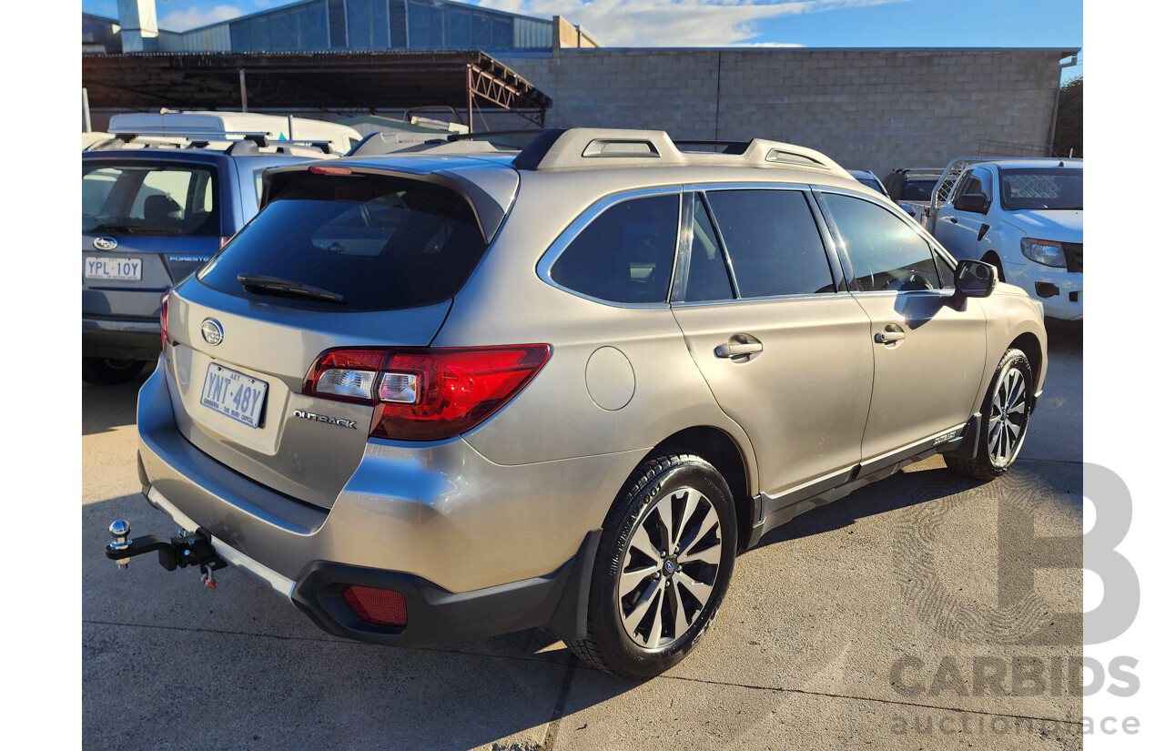 09/2016 Subaru Outback 2.5i MY16 4d Wagon Silver 2.5L
