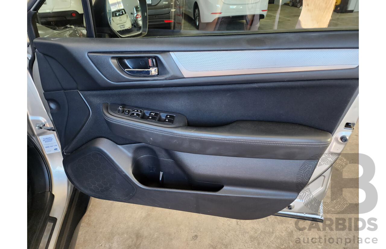 09/2016 Subaru Outback 2.5i MY16 4d Wagon Silver 2.5L