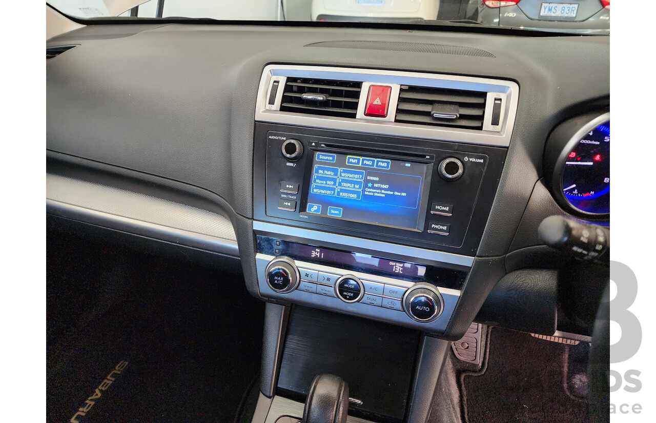 09/2016 Subaru Outback 2.5i MY16 4d Wagon Silver 2.5L