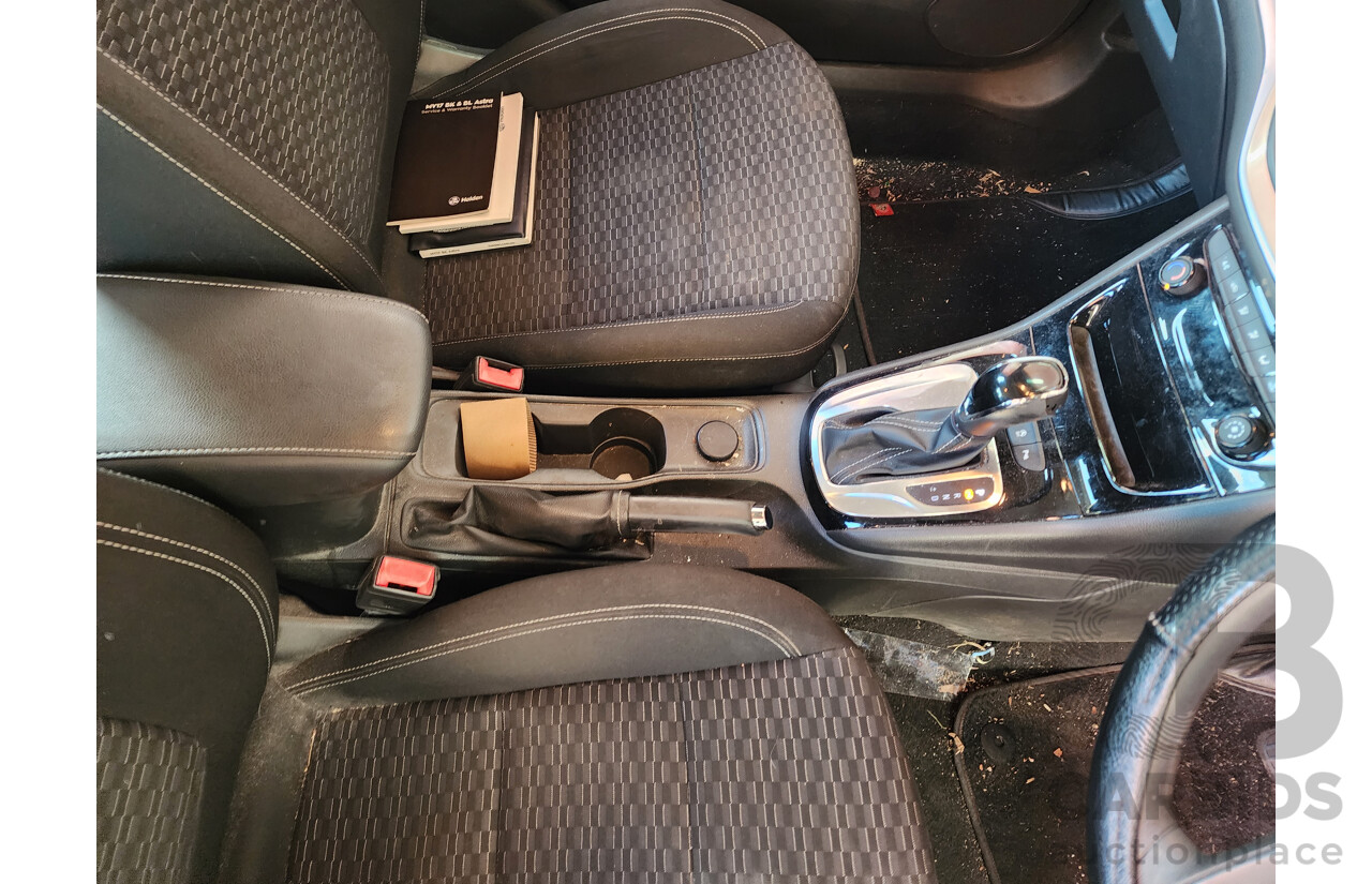 01/2017 Holden Astra R BK MY17 5d Hatchback Red 1.4L