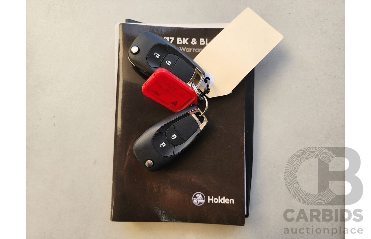 01/2017 Holden Astra R BK MY17 5d Hatchback Red 1.4L