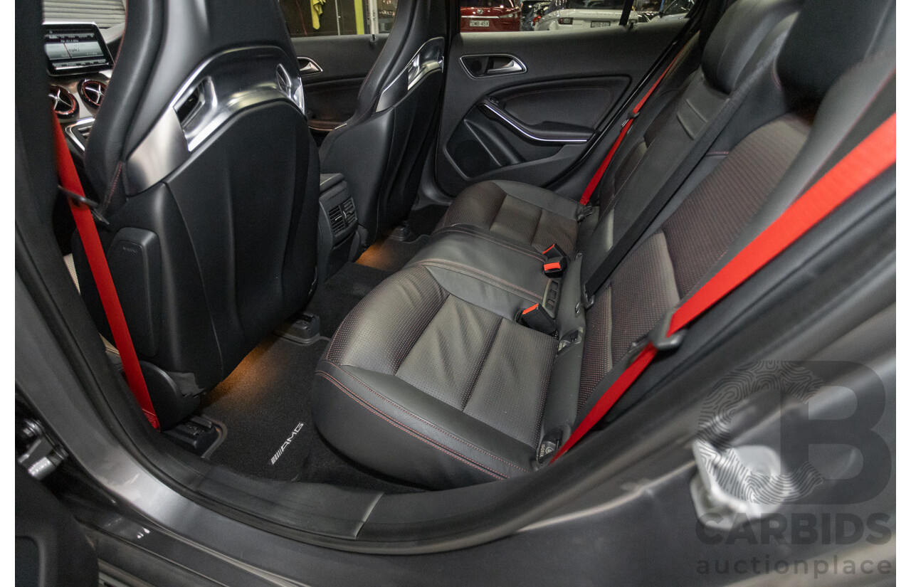 8/2015 Mercedes-Benz GLA 45 AMG 4MATIC (AWD) X156 MY15 4d Wagon Mountain Grey Metallic Turbo 2.0L