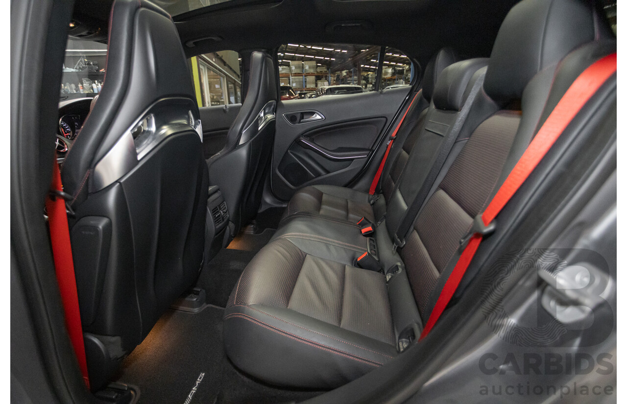 8/2015 Mercedes-Benz GLA 45 AMG 4MATIC (AWD) X156 MY15 4d Wagon Mountain Grey Metallic Turbo 2.0L