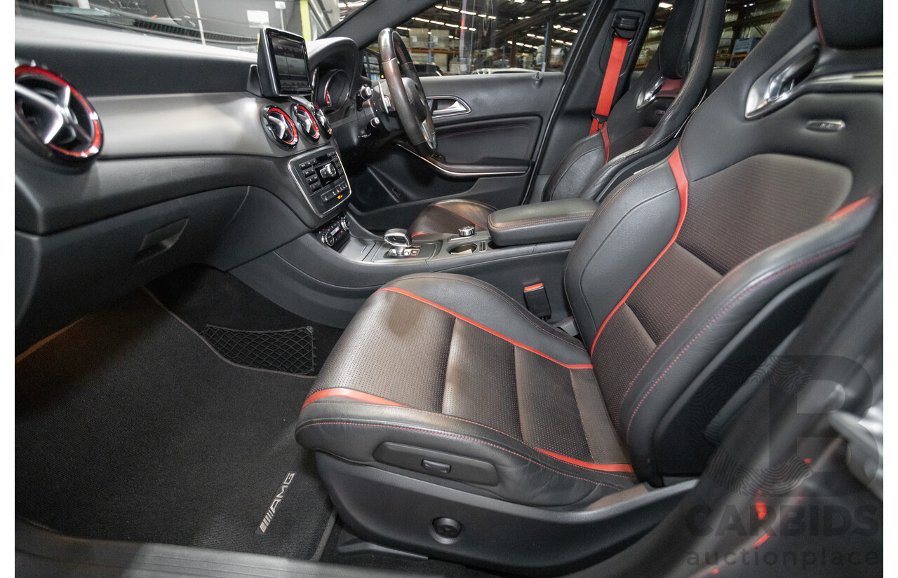 8/2015 Mercedes-Benz GLA 45 AMG 4MATIC (AWD) X156 MY15 4d Wagon Mountain Grey Metallic Turbo 2.0L