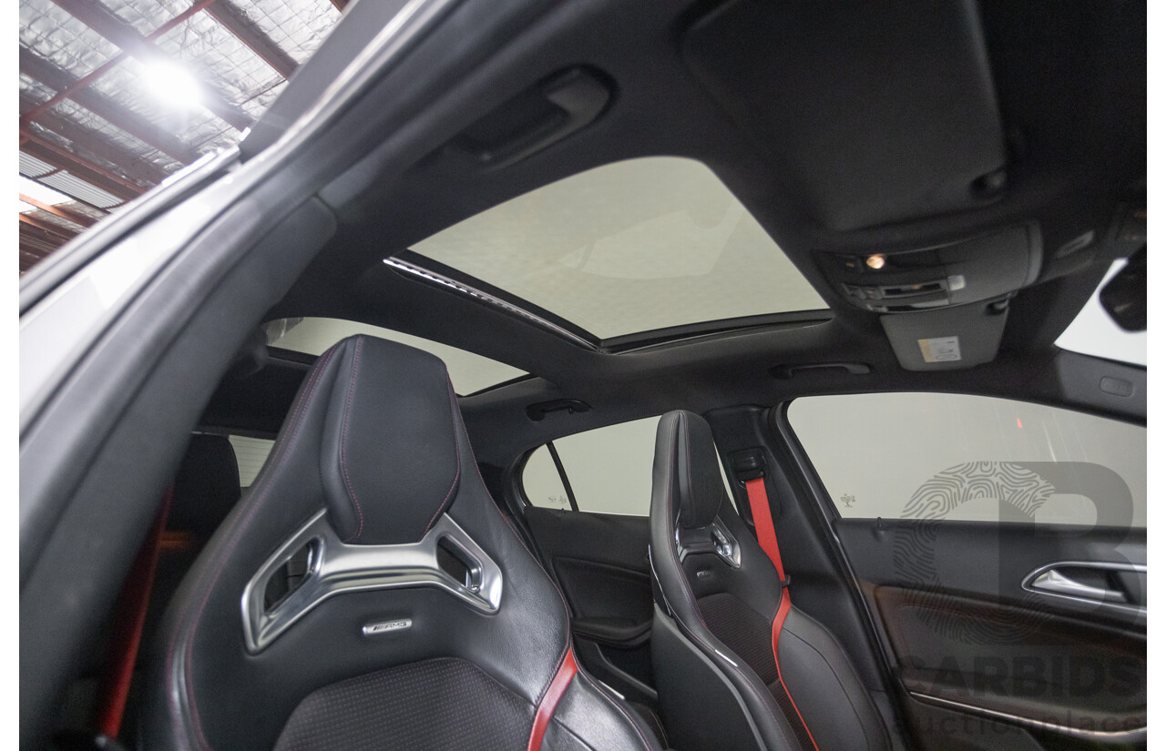 8/2015 Mercedes-Benz GLA 45 AMG 4MATIC (AWD) X156 MY15 4d Wagon Mountain Grey Metallic Turbo 2.0L