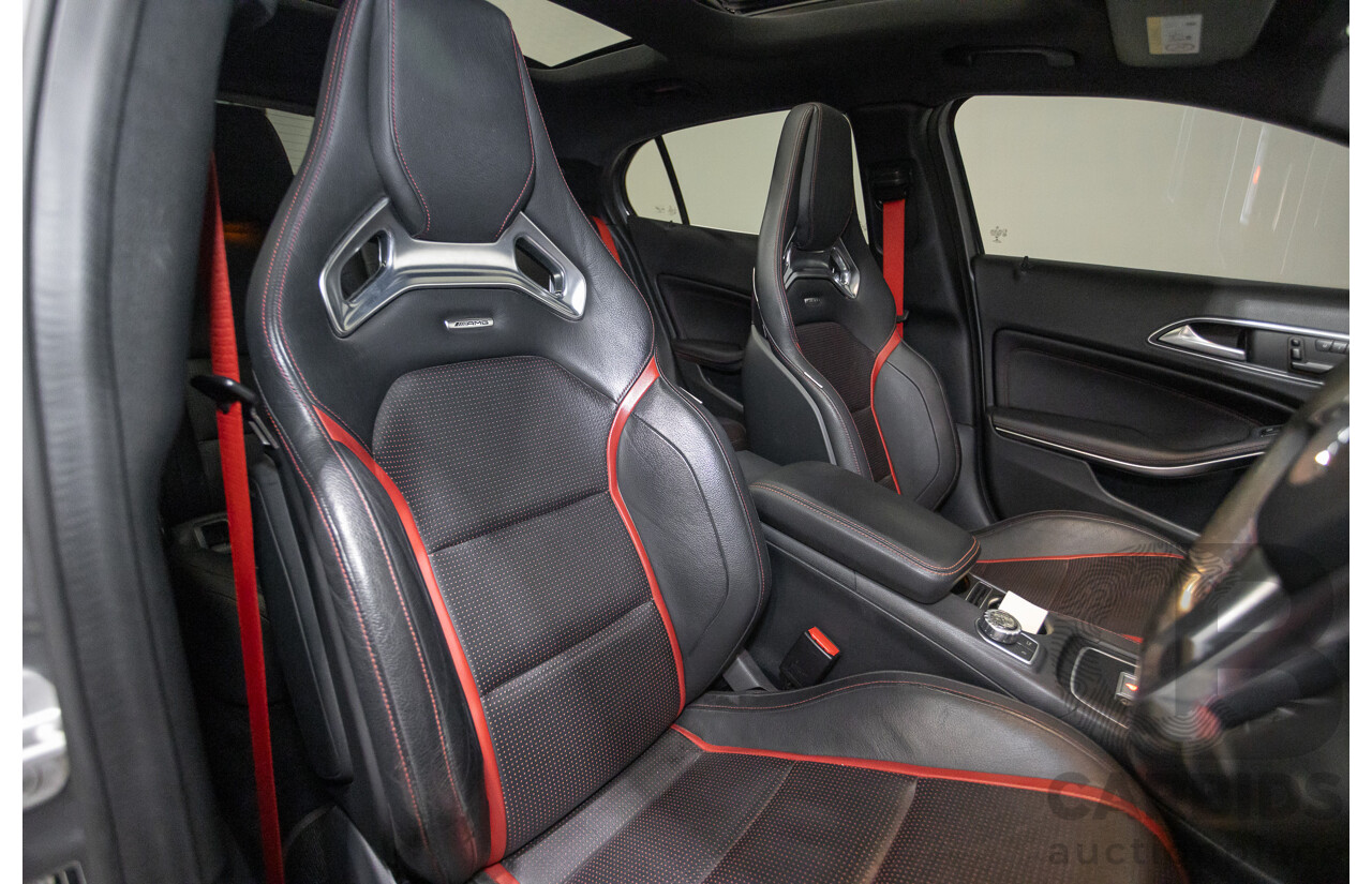 8/2015 Mercedes-Benz GLA 45 AMG 4MATIC (AWD) X156 MY15 4d Wagon Mountain Grey Metallic Turbo 2.0L