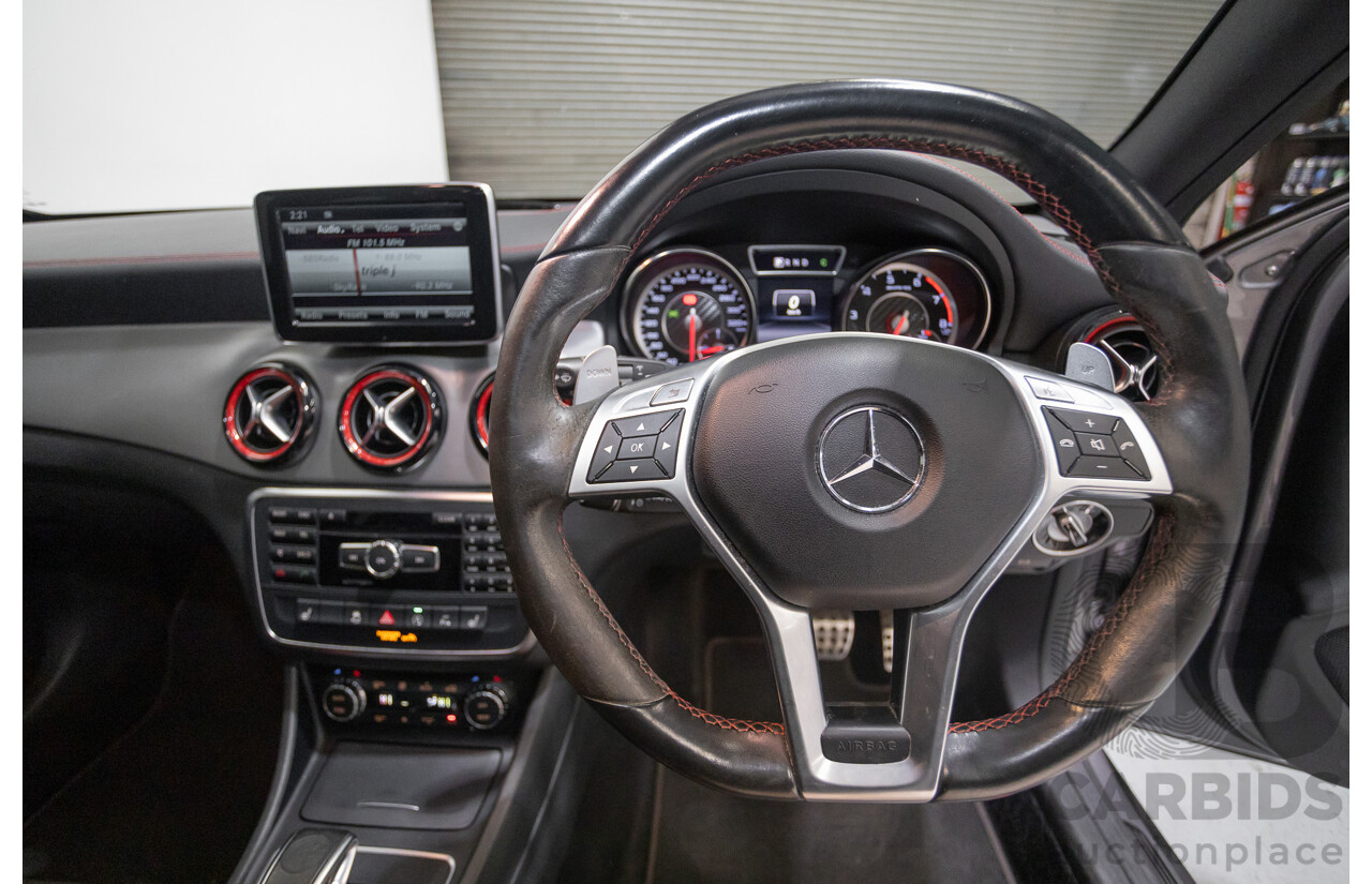 8/2015 Mercedes-Benz GLA 45 AMG 4MATIC (AWD) X156 MY15 4d Wagon Mountain Grey Metallic Turbo 2.0L