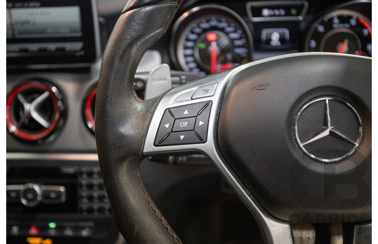 8/2015 Mercedes-Benz GLA 45 AMG 4MATIC (AWD) X156 MY15 4d Wagon Mountain Grey Metallic Turbo 2.0L