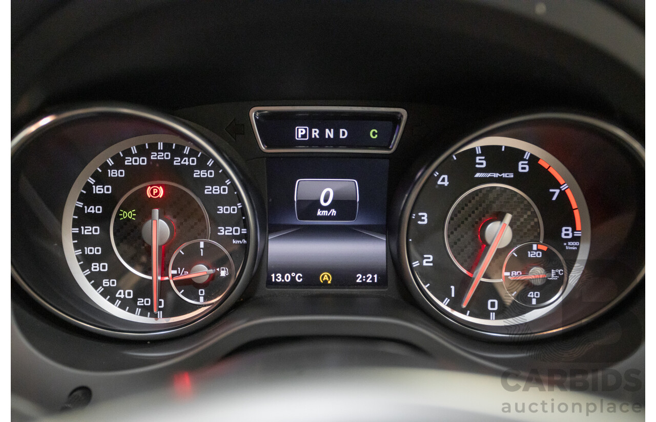 8/2015 Mercedes-Benz GLA 45 AMG 4MATIC (AWD) X156 MY15 4d Wagon Mountain Grey Metallic Turbo 2.0L