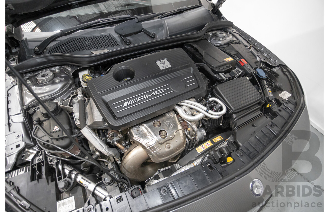 8/2015 Mercedes-Benz GLA 45 AMG 4MATIC (AWD) X156 MY15 4d Wagon Mountain Grey Metallic Turbo 2.0L