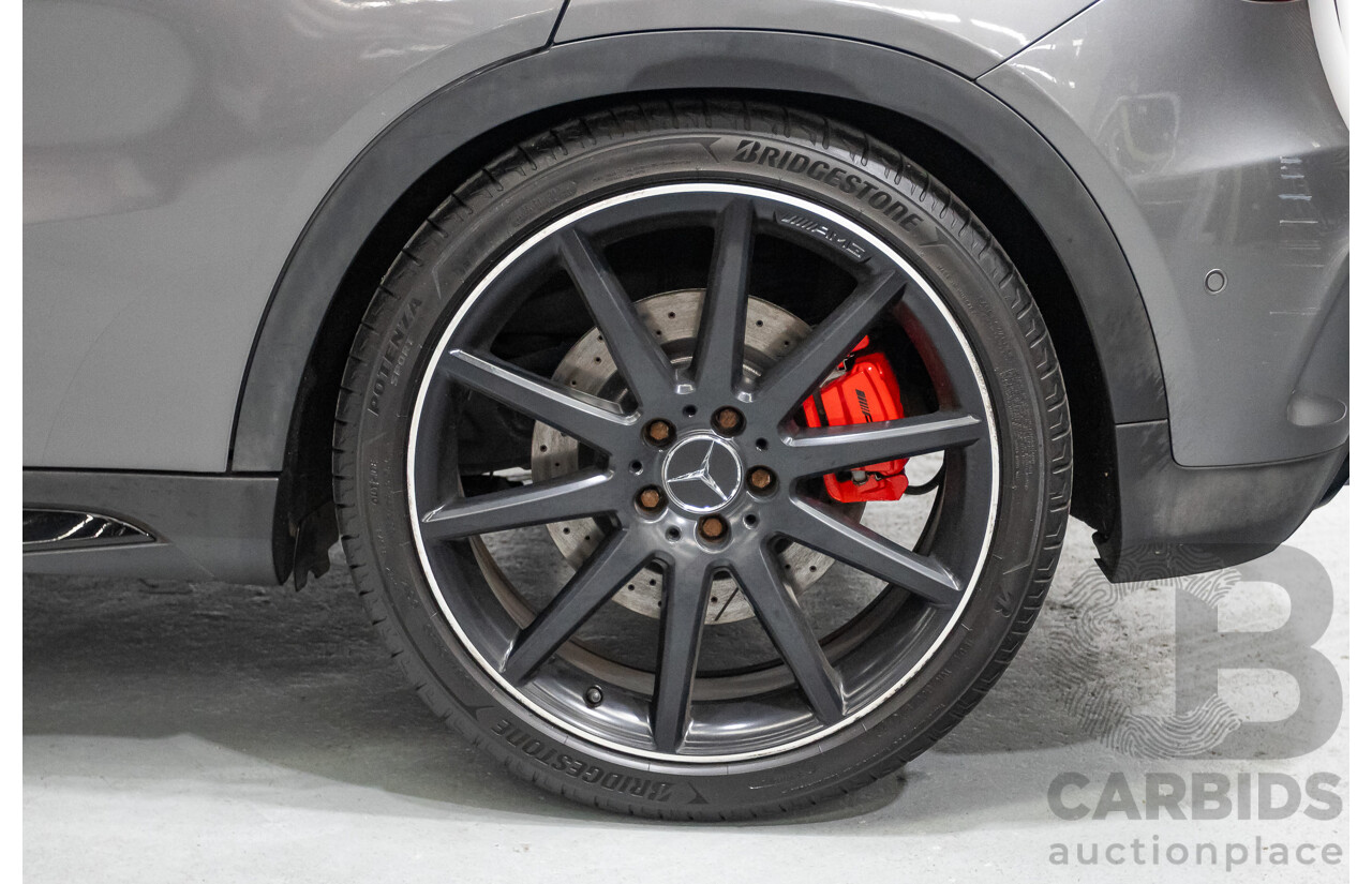 8/2015 Mercedes-Benz GLA 45 AMG 4MATIC (AWD) X156 MY15 4d Wagon Mountain Grey Metallic Turbo 2.0L