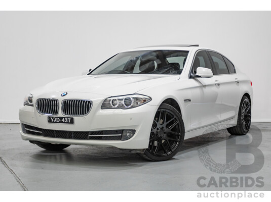 6/2012 BMW 520i F10 MY12 4d Sedan Alpine White Turbo 2.0L