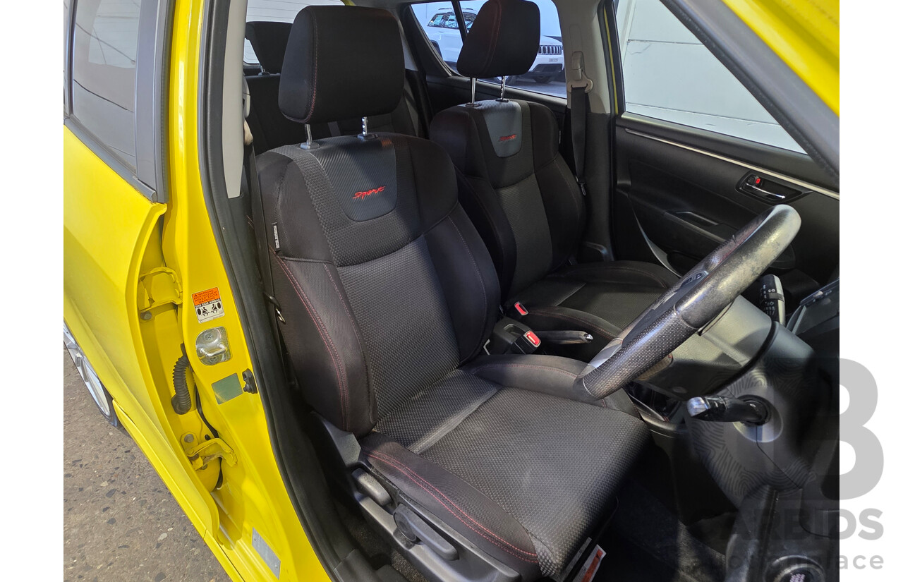 11/2013 Suzuki Swift Sport FZ MY13 5d Hatchback Yellow 1.6L