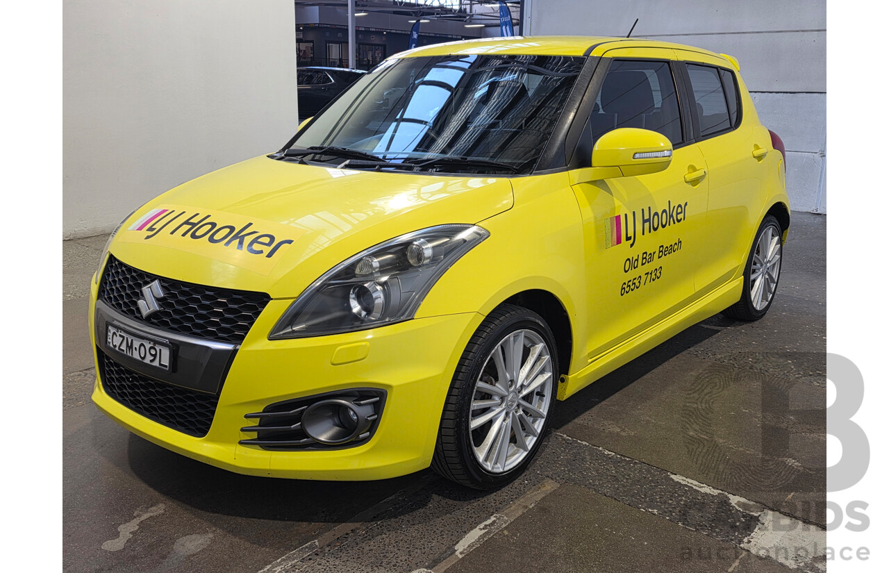 11/2013 Suzuki Swift Sport FZ MY13 5d Hatchback Yellow 1.6L