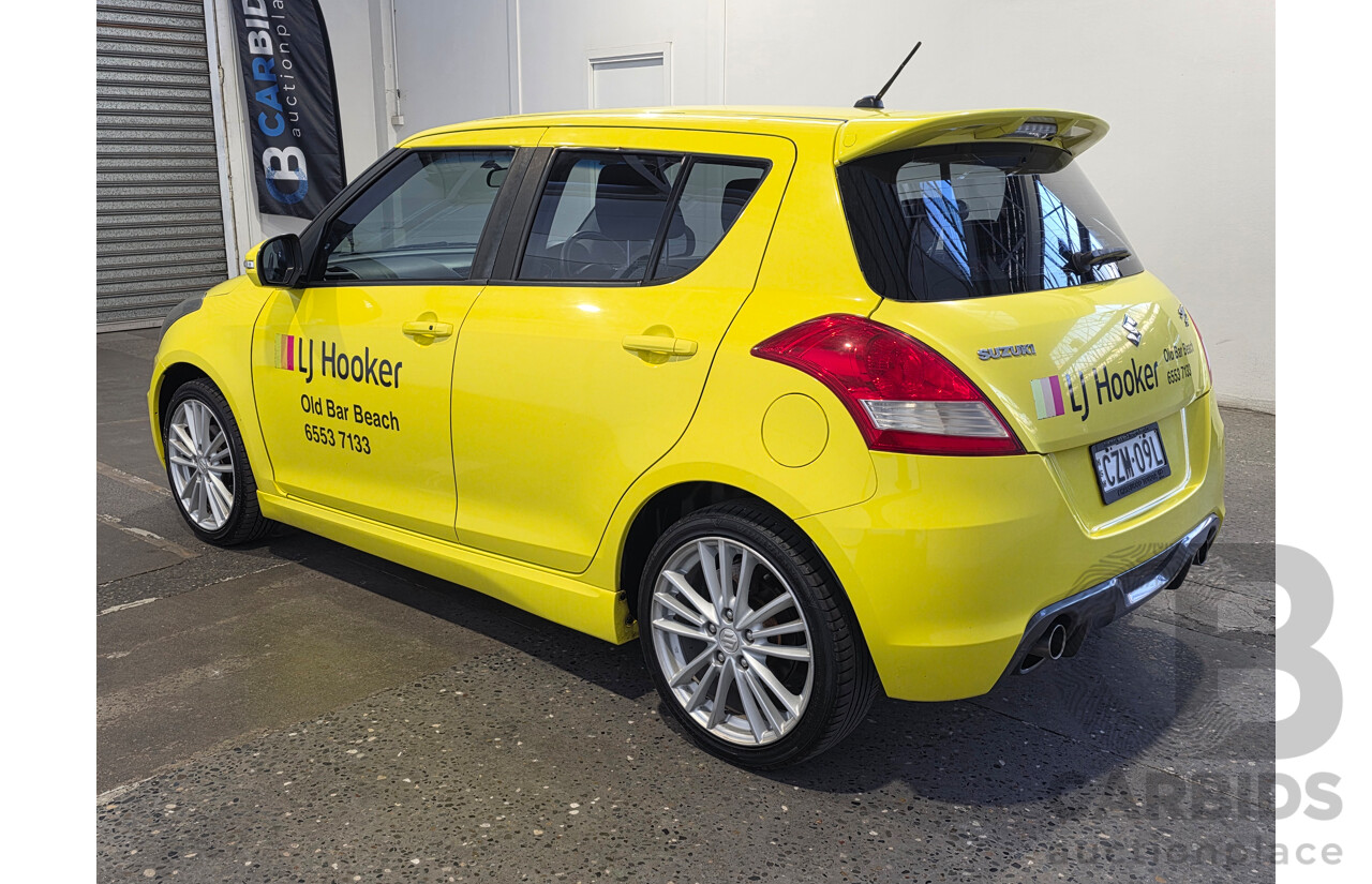 11/2013 Suzuki Swift Sport FZ MY13 5d Hatchback Yellow 1.6L