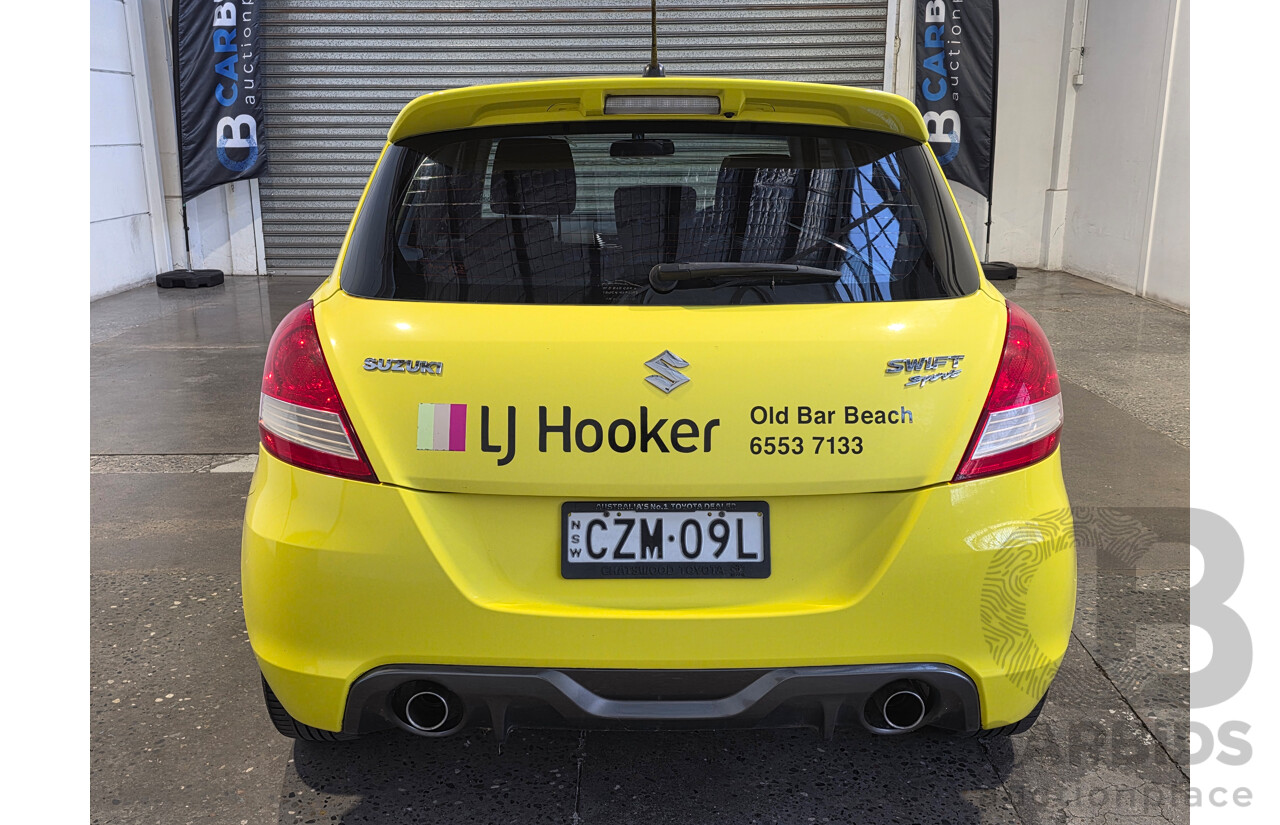 11/2013 Suzuki Swift Sport FZ MY13 5d Hatchback Yellow 1.6L