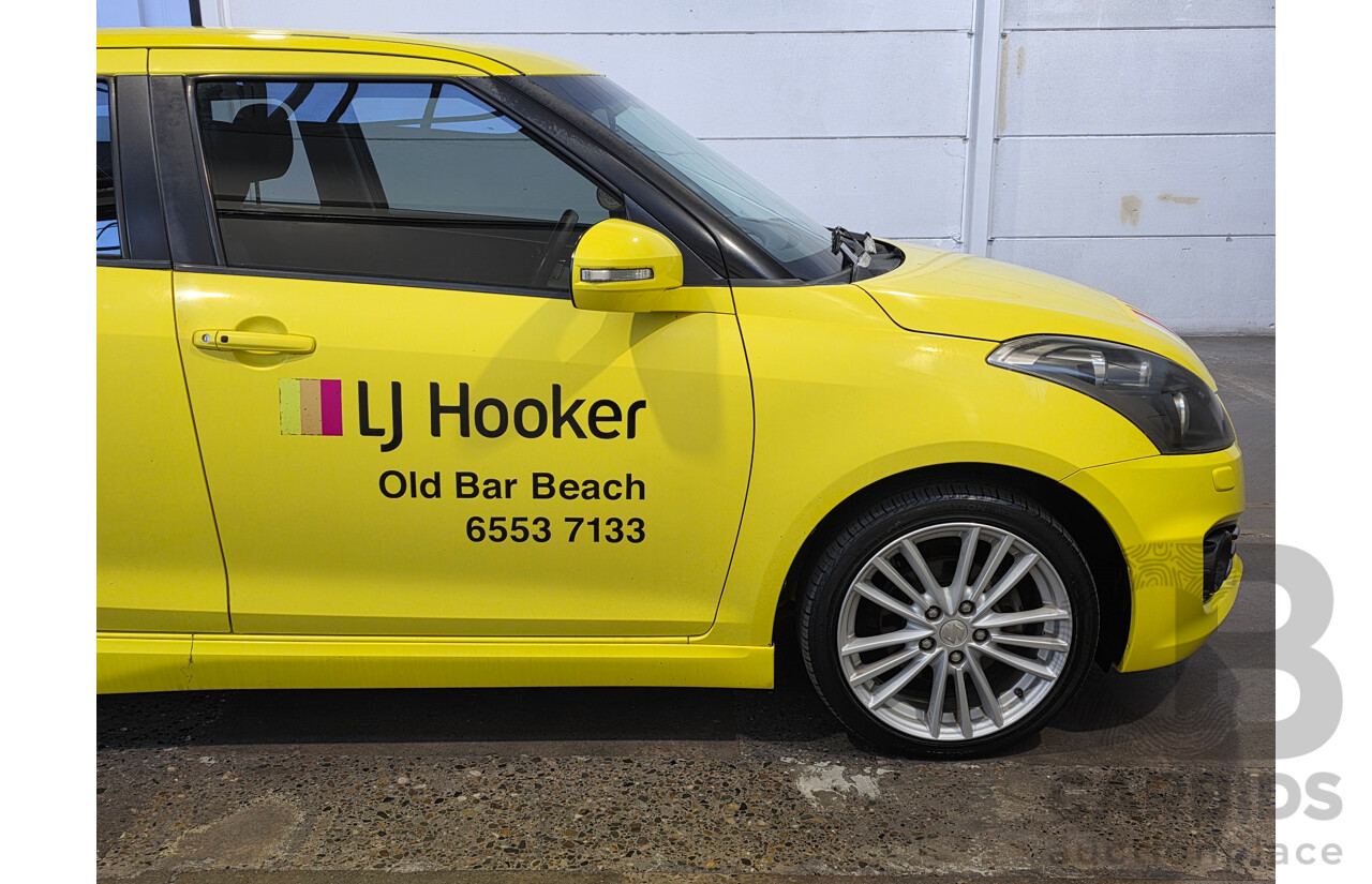 11/2013 Suzuki Swift Sport FZ MY13 5d Hatchback Yellow 1.6L