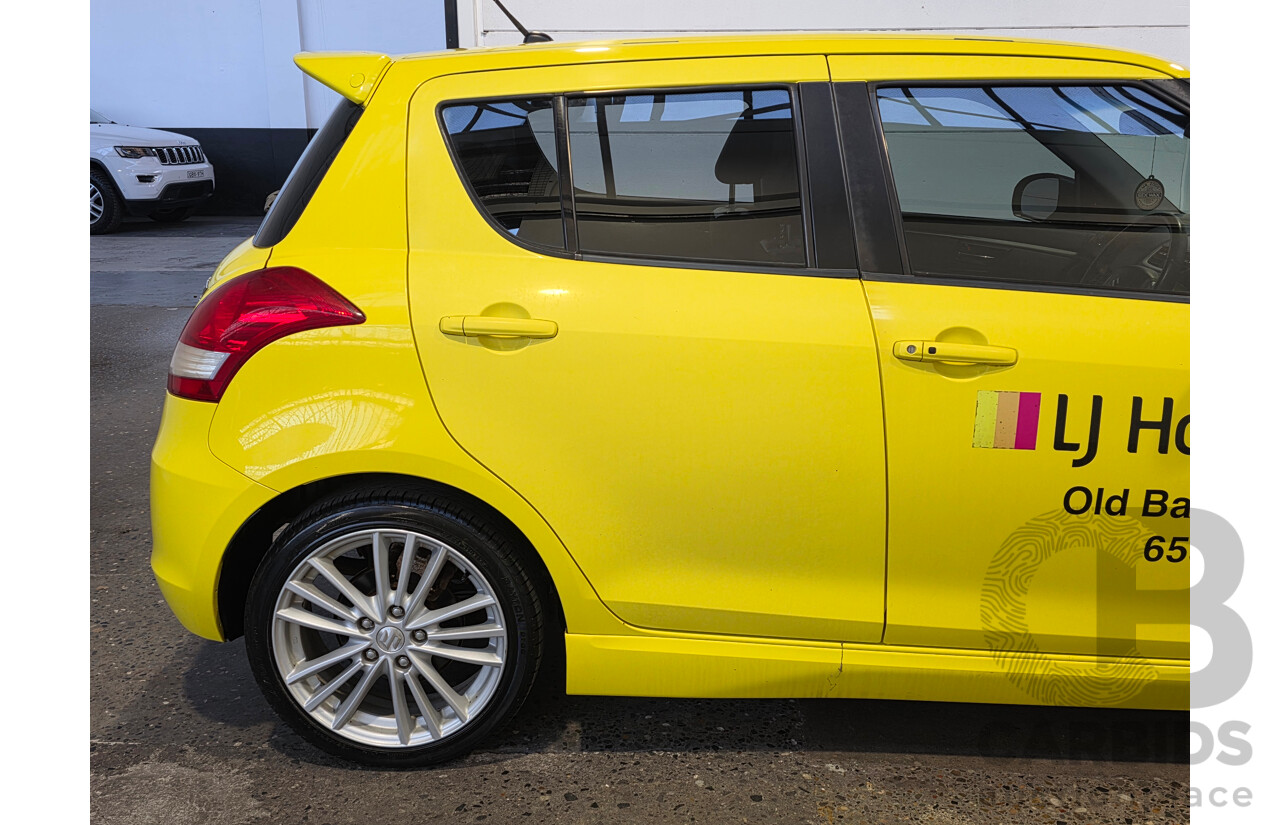 11/2013 Suzuki Swift Sport FZ MY13 5d Hatchback Yellow 1.6L