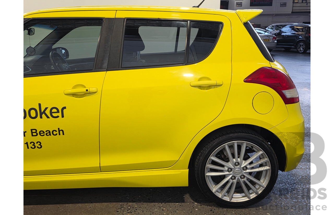 11/2013 Suzuki Swift Sport FZ MY13 5d Hatchback Yellow 1.6L