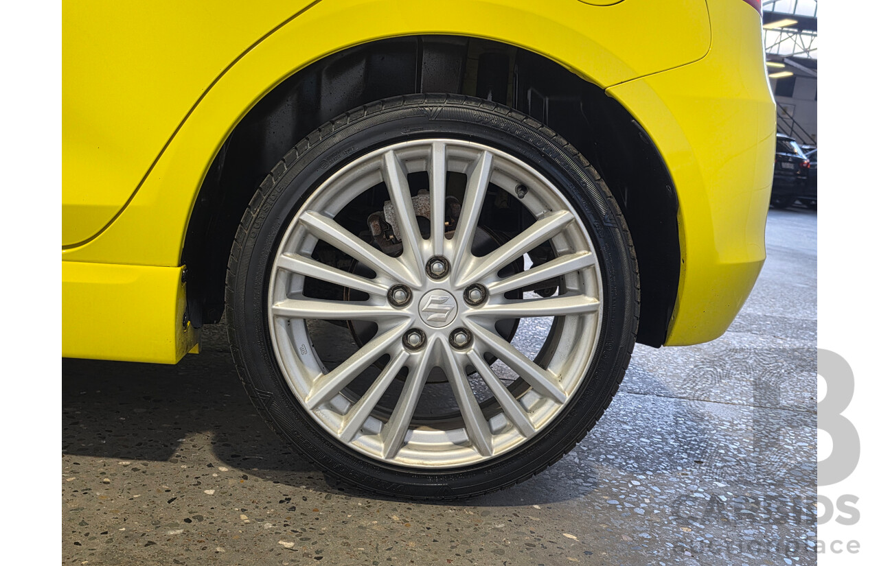 11/2013 Suzuki Swift Sport FZ MY13 5d Hatchback Yellow 1.6L