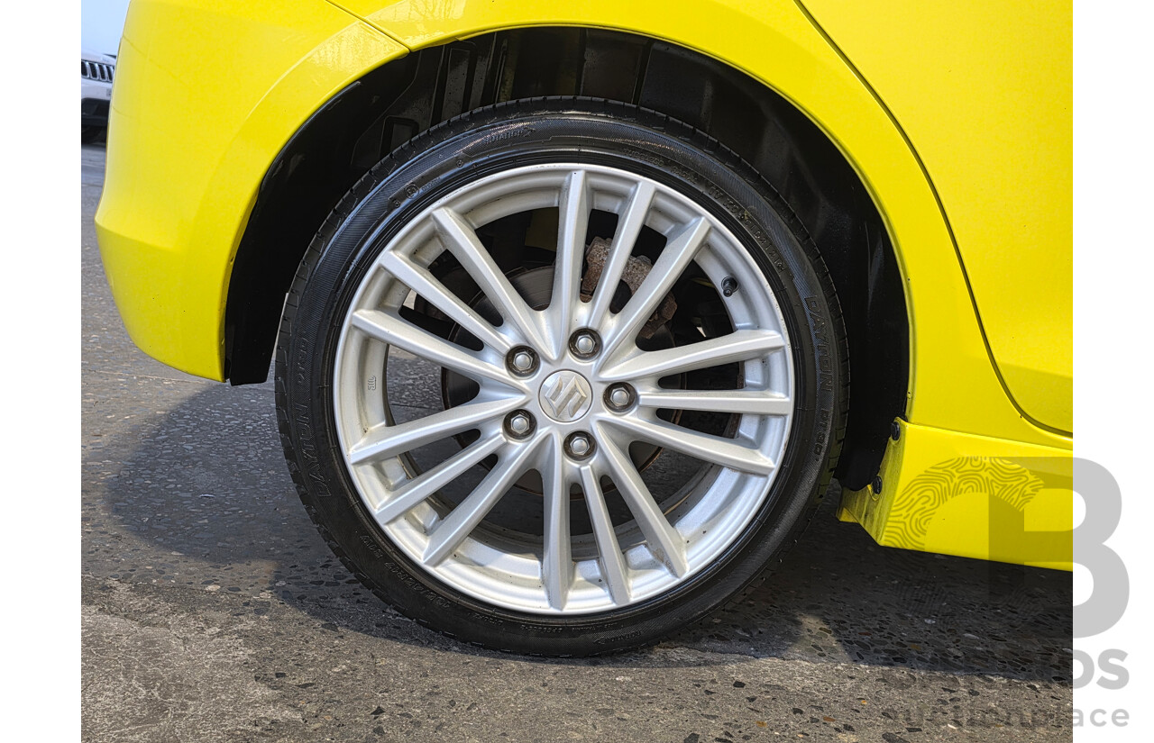 11/2013 Suzuki Swift Sport FZ MY13 5d Hatchback Yellow 1.6L