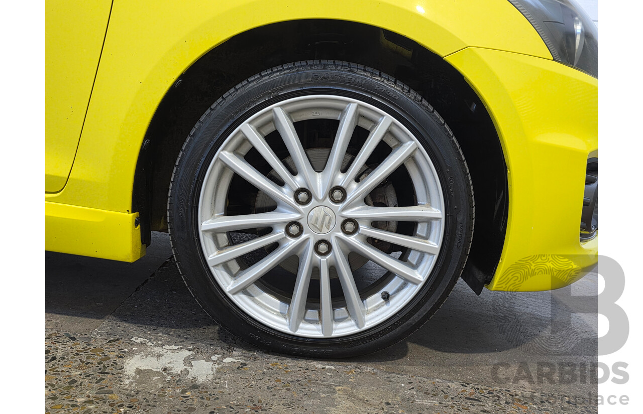 11/2013 Suzuki Swift Sport FZ MY13 5d Hatchback Yellow 1.6L