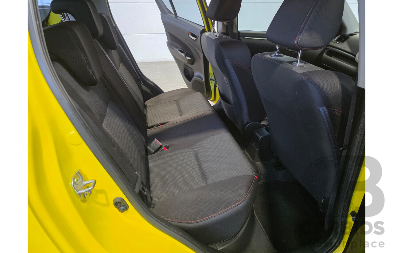 11/2013 Suzuki Swift Sport FZ MY13 5d Hatchback Yellow 1.6L