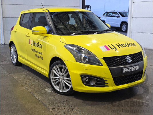 11/2013 Suzuki Swift Sport FZ MY13 5d Hatchback Yellow 1.6L