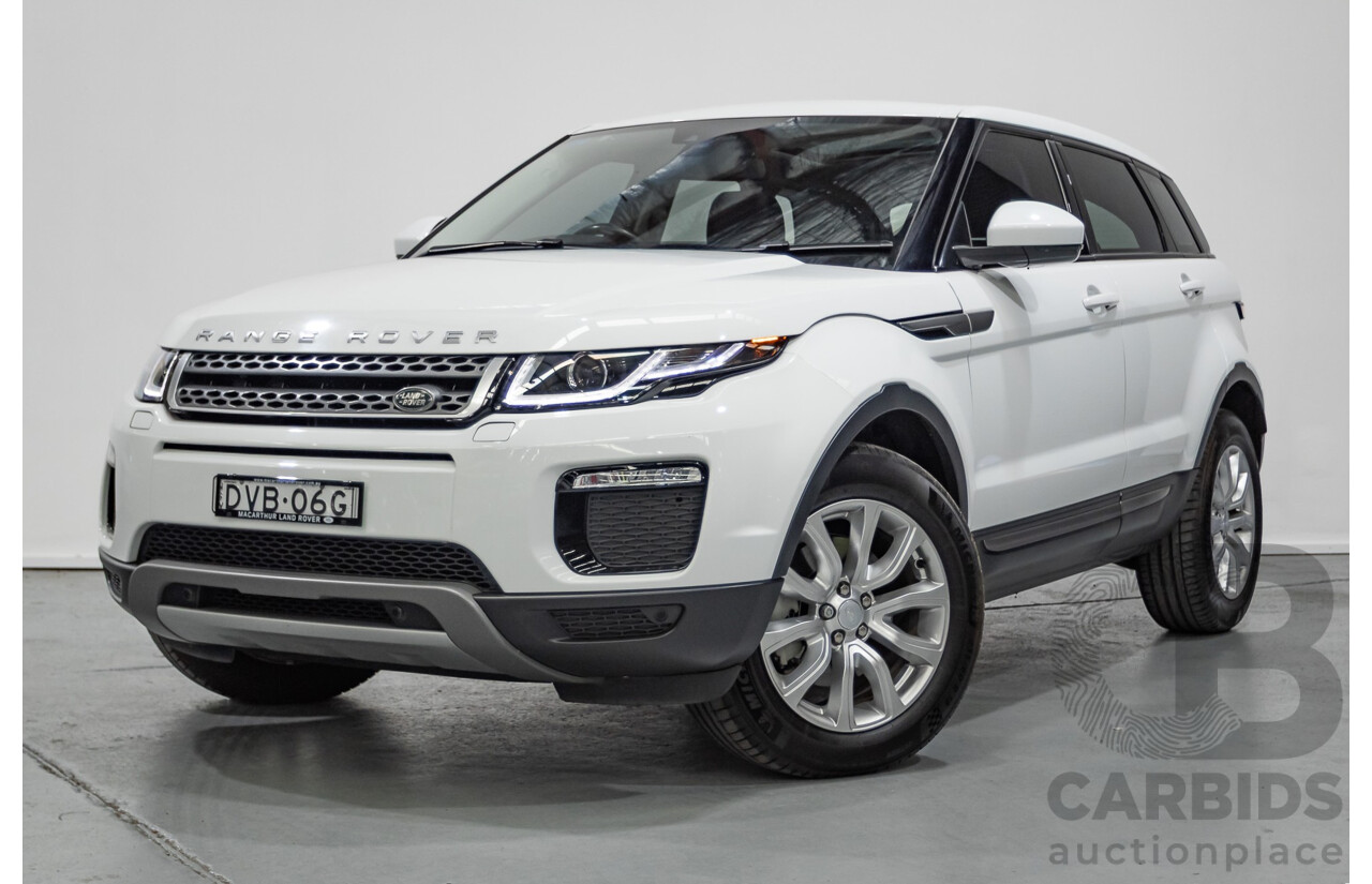 1/2018 Range Rover Evoque TD4 SE AWD LV MY18 5d Wagon Fuji White Turbo Diesel 2.0L