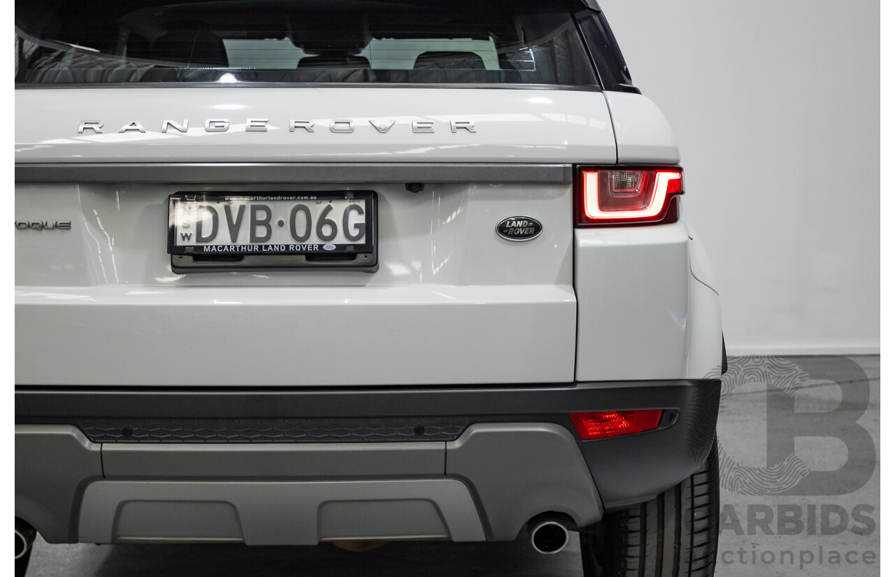 1/2018 Range Rover Evoque TD4 SE AWD LV MY18 5d Wagon Fuji White Turbo Diesel 2.0L