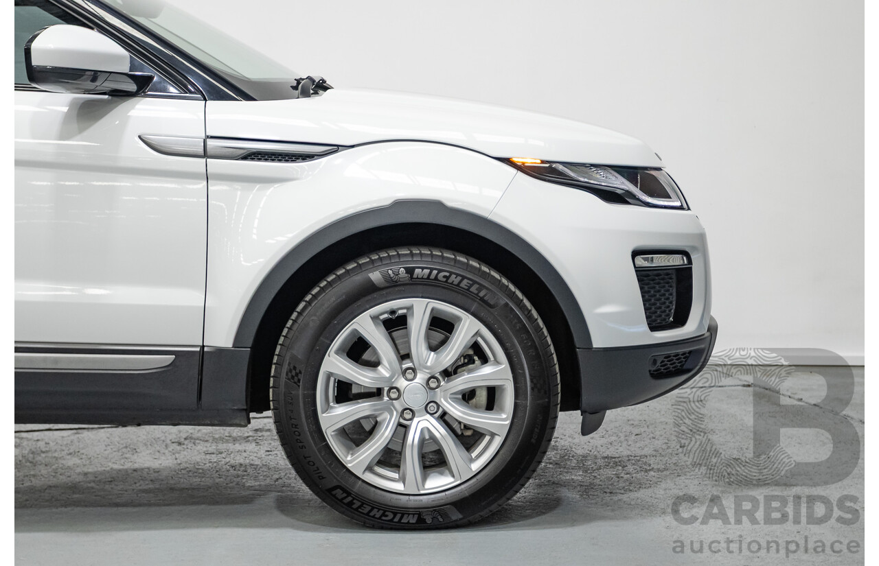 1/2018 Range Rover Evoque TD4 SE AWD LV MY18 5d Wagon Fuji White Turbo Diesel 2.0L