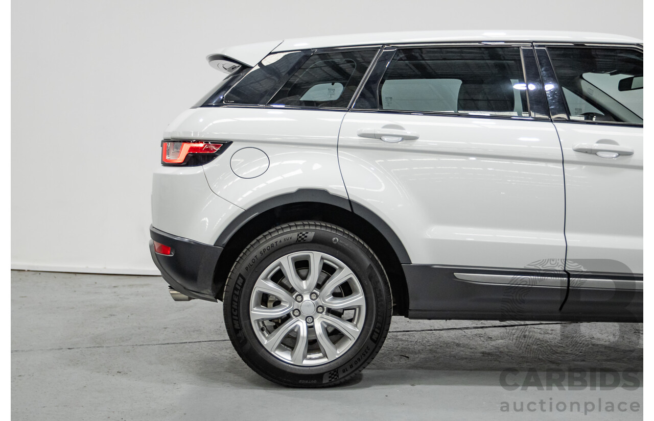 1/2018 Range Rover Evoque TD4 SE AWD LV MY18 5d Wagon Fuji White Turbo Diesel 2.0L