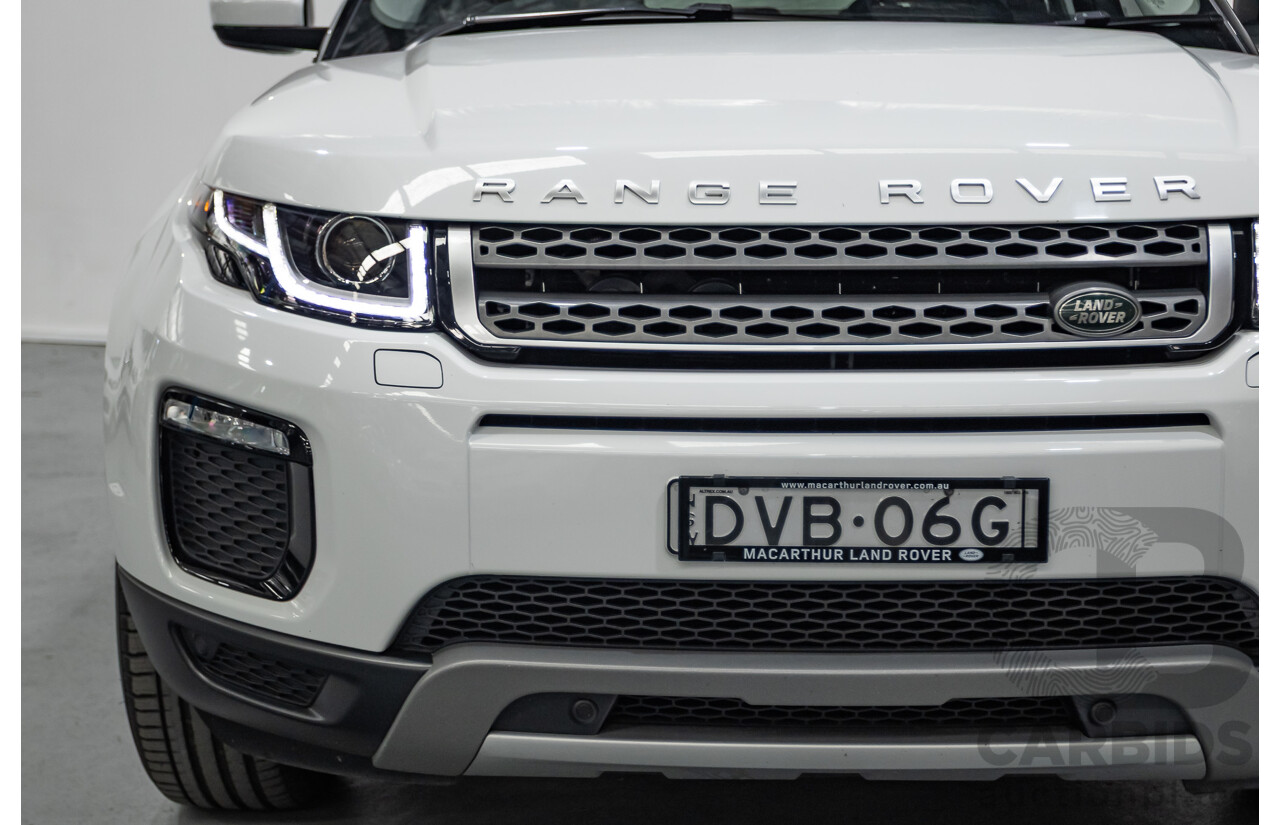 1/2018 Range Rover Evoque TD4 SE AWD LV MY18 5d Wagon Fuji White Turbo Diesel 2.0L