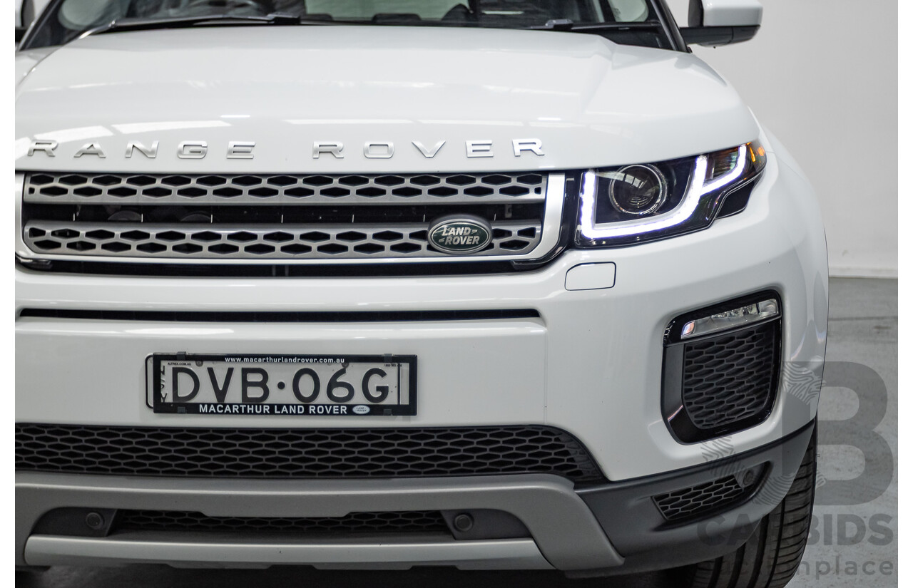 1/2018 Range Rover Evoque TD4 SE AWD LV MY18 5d Wagon Fuji White Turbo Diesel 2.0L