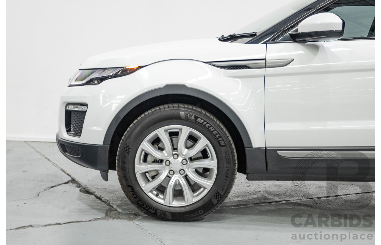 1/2018 Range Rover Evoque TD4 SE AWD LV MY18 5d Wagon Fuji White Turbo Diesel 2.0L