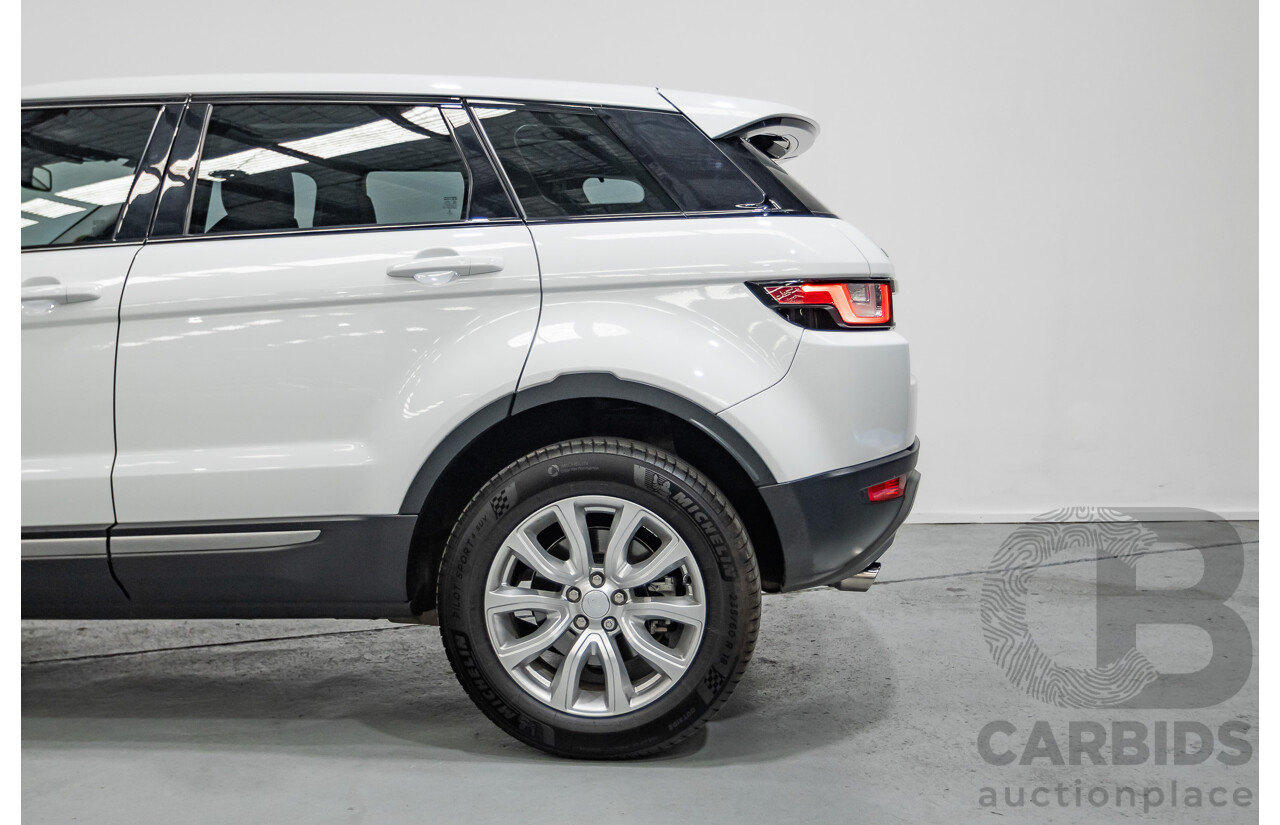 1/2018 Range Rover Evoque TD4 SE AWD LV MY18 5d Wagon Fuji White Turbo Diesel 2.0L