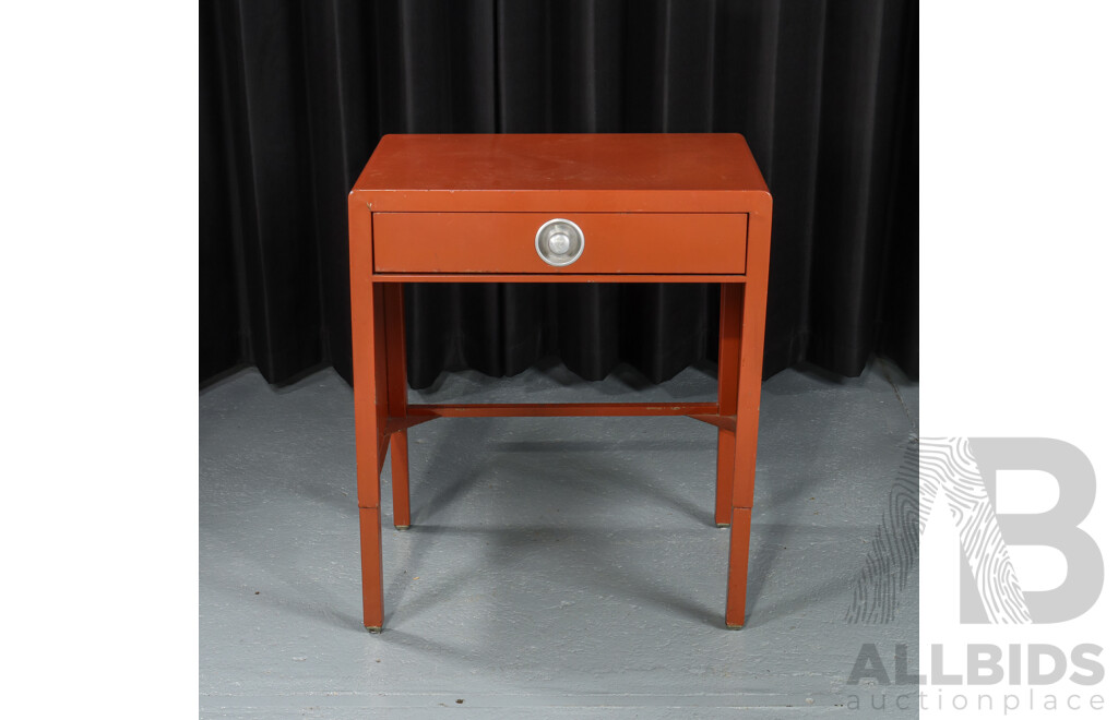Small Industrial Acme Single Drawer Desk