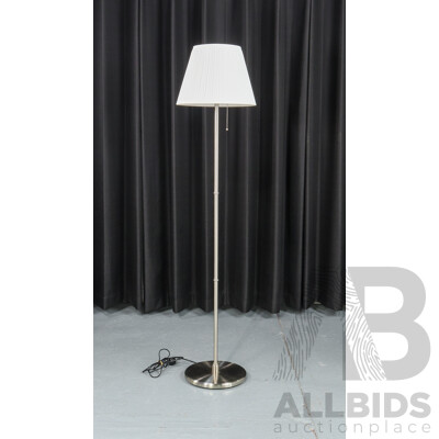 Modern Chrome Floor Lamp