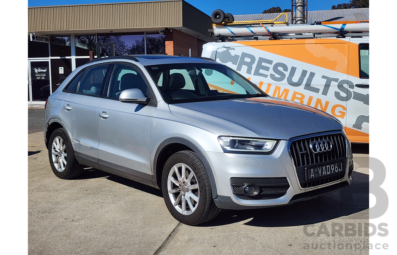06/2012 Audi Q3 2.0 TFSI Quattro (125kw) 8U 4d Wagon Silver 2.0L