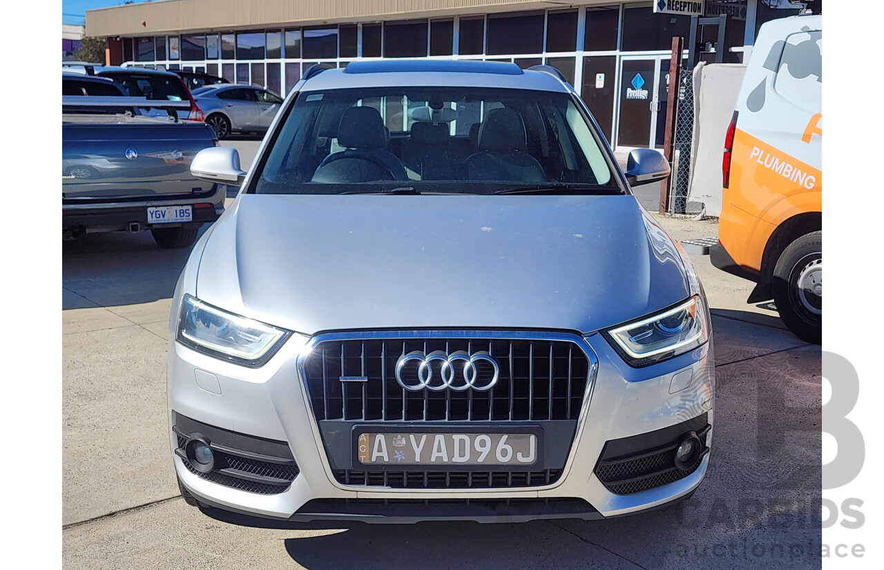 06/2012 Audi Q3 2.0 TFSI Quattro (125kw) 8U 4d Wagon Silver 2.0L