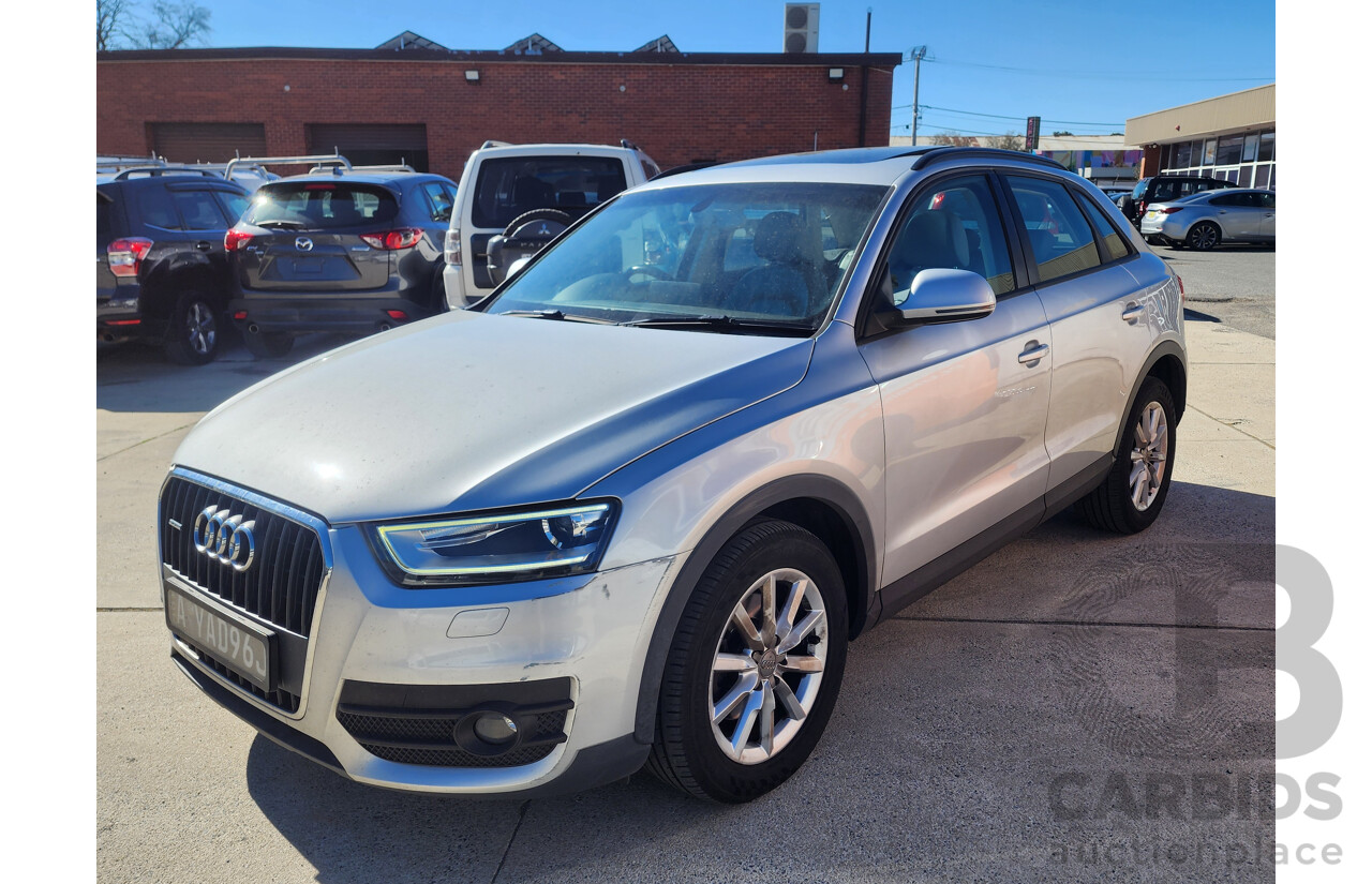 06/2012 Audi Q3 2.0 TFSI Quattro (125kw) 8U 4d Wagon Silver 2.0L