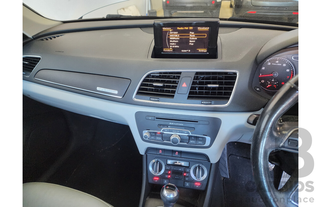06/2012 Audi Q3 2.0 TFSI Quattro (125kw) 8U 4d Wagon Silver 2.0L