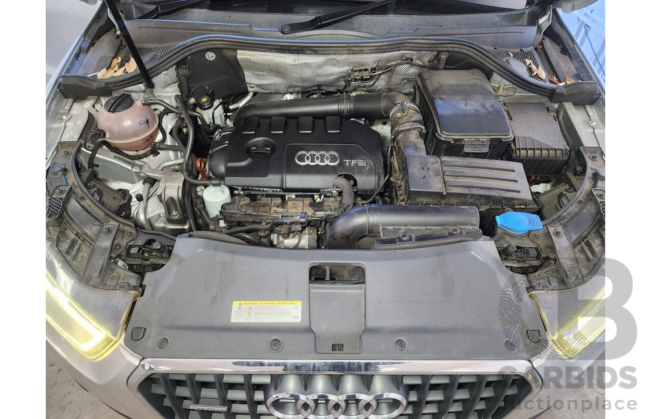 06/2012 Audi Q3 2.0 TFSI Quattro (125kw) 8U 4d Wagon Silver 2.0L