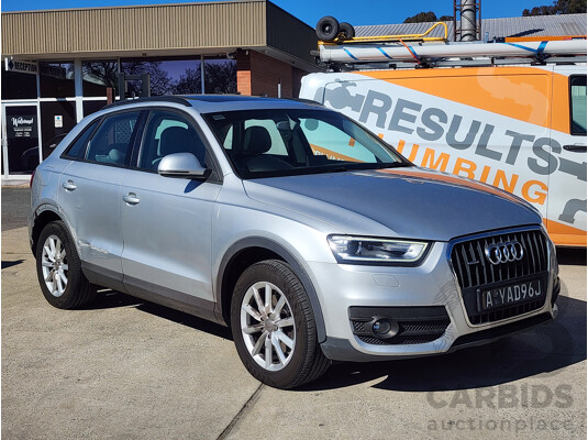 06/2012 Audi Q3 2.0 TFSI Quattro (125kw) 8U 4d Wagon Silver 2.0L